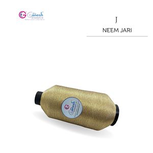 180D Neem Jari Metallic Flora Jari Fil à broder Haute ténacité Lurex Polyester pour tricoter à la main jari - Product Image 3