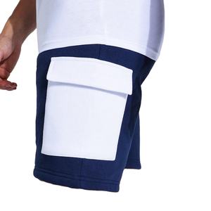 ชุดกีฬา2ชิ้นสำหรับผู้ชายเสื้อยืดและกางเกงขาสั้นแขนสั้นพิมพ์ลายสำหรับออกกำลังกายสำหรับกีฬาฤดูหนาว - Product Image 4