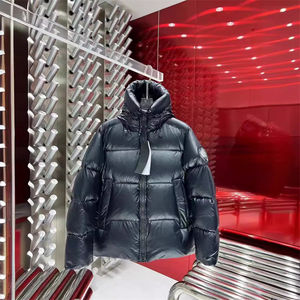 Veste matelassée en duvet d'oie pour homme, sur mesure OEM, 100% nylon, rembourrage en duvet d'oie, 90% duvet de canard blanc, duvet d'oie - Product Image 2