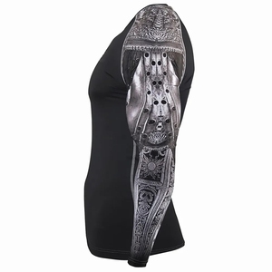 Dernier Style Hommes Compression Rash Guard Respirant Impression Personnalisé Prix Bas Nouvelle Arrivée - Product Image 5