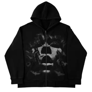 Sweat à capuche épais de haute qualité 100% coton pull à capuche Logo personnalisé DTG imprimer surdimensionné polaire vierge unisexe sweat à capuche personnalisé pour hommes - Product Image 1