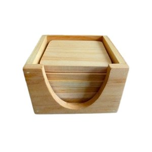 Posavasos de madera de mango con soporte, utensilios de cocina, posavasos, vajilla, mesa hecha a mano, posavasos de té de madera - Product Image 4