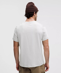 Camisetas de hombre en blanco con cuello redondo 2025, camisetas de algodón con logotipo personalizado de ajuste Regular brillante para hombre - Product Image 5