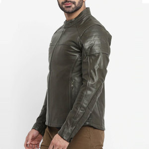 Designer Men Leather <b>Jacket</b> High Quality Genuine Stylish <b>Biker</b> <b>Jacket</b> Perfect For Fashion Lovers And Outdoor Wear - Product Image 5