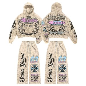 ชุดวอร์มมีฮู้ดแบบมีเชือกผูกเอว ผ้าฝ้าย 100% ระบายอากาศได้ดี ทรงทันสมัย เหมาะสำหรับออกกำลังกายกลางแจ้งในฤดูหนาว  สำหรับทั้งชายและหญิง - Product Image 5