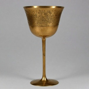 True Vinum Divine Grace, cáliz de vino de Metal adornado, copa de acabado antiguo tradicional para rituales religiosos y altares de Iglesia - Product Image 6