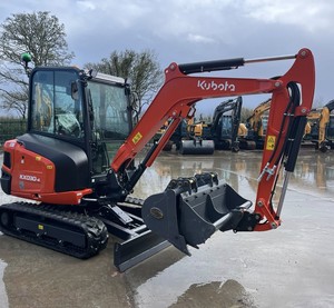 Mini-excavatrice compacte Kubota KX030-4 avec moteur diesel, machine de terrassement 4T à vendre. - Product Image 6