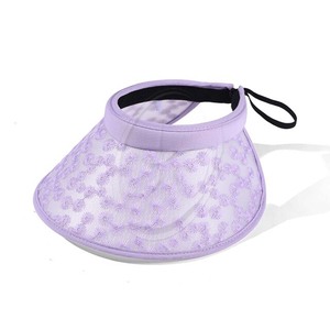 Visera de paja de verano para mujer, sombrero de ala ancha, protección UV ajustable, sombrero de verano para mujer, sombrero de playa para mujer, hueso - Product Image 1