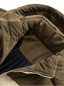 Veste matelassée en polyester/nylon de haute qualité pour homme, couleurs personnalisées, légère, chaude, matelassée, hiver, fermeture éclair, col montant - Product Image 3