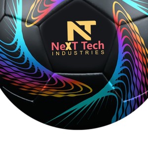 Next Tech Nouveau style Technologie hybride de football Ballon de match professionnel Matériau de texture en TPU Conception personnalisée et logo personnalisé - Product Image 5
