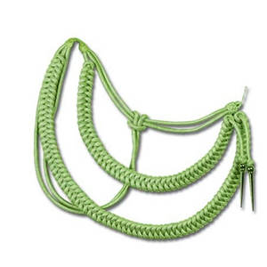 Fábrica personalizar buena calidad poliéster dorado hombro cordón música Banda ceremonial uniforme Aiguillette - Product Image 3