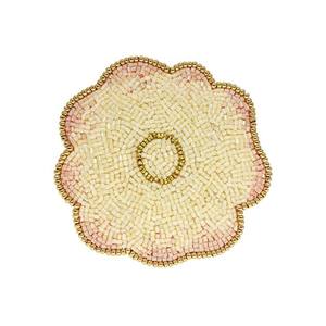 Nouveauté Dessous de verre pastèque perlé fait à la main Décor de table vibrant pour les mariages, les fêtes et la maison d'Inde - Product Image 2