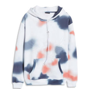 2025 Custom Unisex 100% Cotton Heavyweight Oversize Hoodie Custom Acid Wash French Terry <b>Tie</b>-<b>Dye</b> the Distressed Men Hoodie - Product Image 1