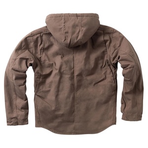 Chaqueta de Trabajo para Hombre, Personalizada, Resistente, Forrada de Algodón, con Capucha y Cremallera, Estilo Vintage de Lona Vaquera, para Primavera - Product Image 3