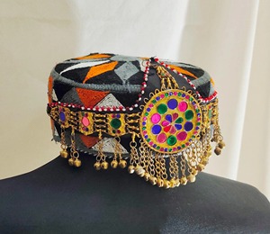 Afghan Unisex Cultural Traditional Cap Handmade Ethnic Pashtun Embroidered Vintage Flower Fabric Eco-Friendly Durable Headwear - Product Image 6