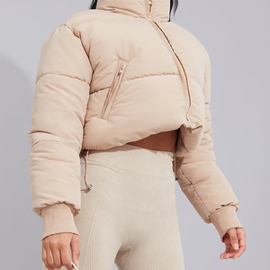 Respirant nouveau Style femmes courte longueur bulle vestes Slim Fit nouvelle mode dames bulle vestes de haute qualité pour les filles - Product Image 4