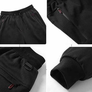 Nuevo DISEÑO DE chándales personalizados con cremallera para hombre, conjuntos de dos piezas con capucha, gimnasio, entrenamiento físico, ropa para correr, traje para hombre, ropa deportiva de 500g - Product Image 6