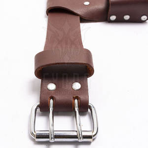 Ceintures en cuir à boucle en acier décontractées confortables personnalisées de haute qualité en gros - Product Image 3