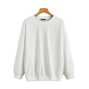 Sudadera de algodón de cuello redondo de gran tamaño para hombre con logotipo estampado personalizado, sudaderas de otoño e invierno para hombre sin capucha - Product Image 5