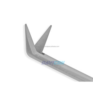 Ciseaux à lames inclinées à 45°, manuel, acier inoxydable, tige de 3,5 mm, longueur de coupe 8,5'' (21,7 cm), poignée à pression, 13,75 - Product Image 6