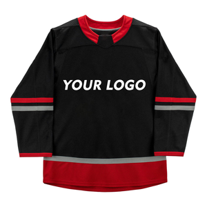 Maillots de hockey sur glace 100 % polyester, impression numérique, réversibles, légers, en maille, personnalisables avec les noms d'équipe, imperméables, vente en gros - Product Image 6