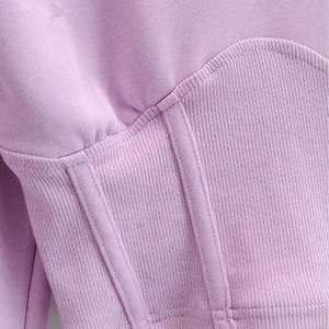 เสื้อฮู้ดแขนยาวสำหรับผู้หญิงเสื้อผ้าแฟชั่นเสื้อครอปเสื้อมีฮู้ดเสื้อครอปท็อปสำหรับใส่กลางแจ้ง - Product Image 6