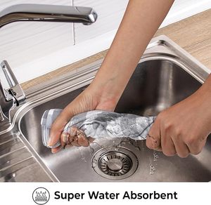 Venta caliente de alta calidad de algodón tejido liso teñido línea patrón Amarillo Blanco absorbente de agua toallas de cocina personalizado exportación hogar - Product Image 3