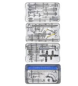 Écarteur de hanche Charnley à incision initiale, ensemble complet avec instruments chirurgicaux orthopédiques, en acier allemand, manuel - Product Image 1