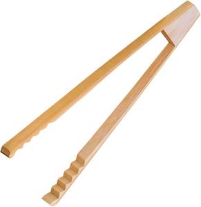 Pinces à glace alimentaires en bois les plus vendues à bas prix Utilisation de la cuisine à domicile Pince à cocktail en bois à long manche pour une utilisation dans une fête d'hôtel - Product Image 2