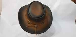 Chapeau de cowboy avec bande cloutée, nouveau design 2026, fait main, vintage, en cuir véritable marron, chapeaux hauts, gravure de logo personnalisée - Product Image 3