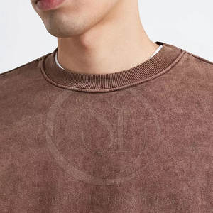 Sweat-shirt pour homme de qualité supérieure, léger, en tissu polaire, couleur et logo personnalisés, service OEM, vente en gros - Product Image 4