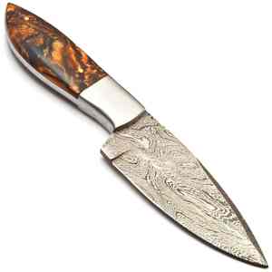 มีดสกินเนอร์เหล็กดามัสกัสแบบปรับแต่งได้ด้ามจับเรซิน - Product Image 4