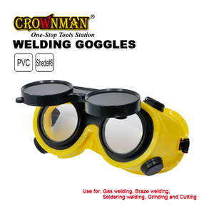 نظارات لحام CROWNMAN PPE قلاب للحام الداكن التلقائي نظارات لحام حماية العمال عدستين تصميم قابل للطي - Product Image 2