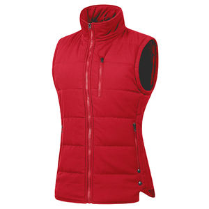 Custom Design High Quality Waterproof <b>Women's</b> Lightweight Puffer Vest 100% Polyester Warm Outdoor <b>Sleeveless</b> <b>Jacket</b> - Product Image 3