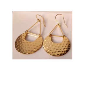 Pendiente de latón dorado de alta calidad para pendientes de acero inoxidable pieza de diseño único para tamaño personalizado - Product Image 5