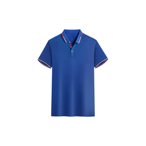 OEM Wholesale Casual Short Sleeve Turn <b>Down</b> Collar 100% Cotton Golf Men's Polo Shirt - Product Image 6