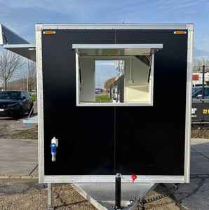 Remolque de Comida Móvil de 10 pies, Color Negro, 2025, el Más Vendido, para Catering y Venta Ambulante, con Interior de Acero Inoxidable - Product Image 3