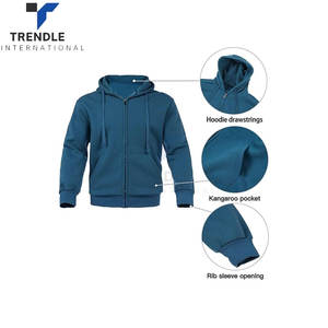 ชุดวอร์มลำลองผู้ชาย 2 ชิ้น ผ้าหนานุ่ม อุ่นสบาย แบบเรียบ สีพื้น ชุดเสื้อฮู้ดและกางเกงขายาว ผ้าฟลีซ สำหรับเล่นกีฬา วิ่งจ๊อกกิ้ง ฤดูหนาว มีกระเป๋า - Product Image 3