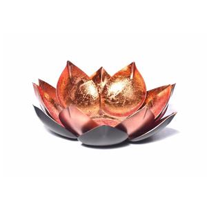 Haute qualité deux tons fer votif fleur bougeoir T lumière support décoration de la maison décoration de noël métal artisanat - Product Image 4