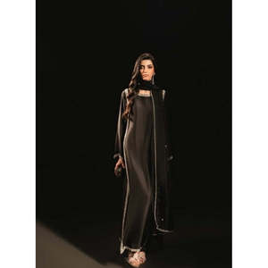 Elegant Long <b>Silk</b> Dresses Simple Fashion for Mother of Bride Occasions-Buy Online - Product Image 2