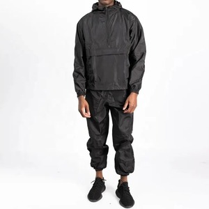 Logo personnalisé Hommes Coupe-Vent Survêtement Deux Pièces Full Zip Activewear Suit Oem Factory Design With Soft Comfortable Fabric - Product Image 1