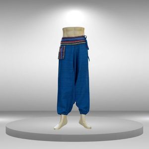 กางเกงผ้าคอตตอนสไตล์ไทยกางเกงลำลองดีไซน์เรียบผ้า100% แฟชั่นใส่สบายสำหรับการส่งออกและจัดส่งทั่วโลก - Product Image 4