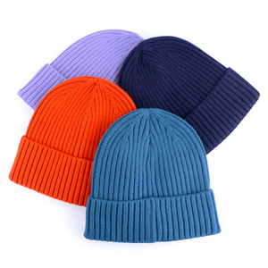 Nueva llegada Unisex suave cálido tejido Jacquard Beanie sombreros pura lana de colores personalizados Beanie Hat venta al por mayor gorros - Product Image 3
