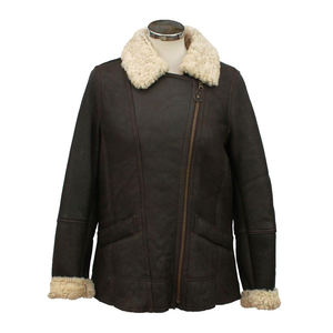 Chaqueta Bomber de Invierno 2025 para Hombre, Chaqueta de Cuero Genuino con Decoración de Piel de Oveja, Chaqueta de Cuero de Invierno para Hombre - Product Image 1