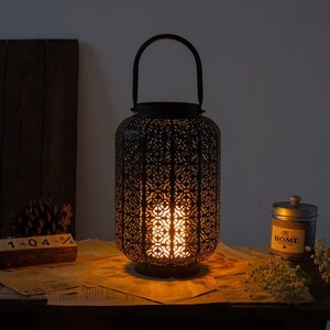 Available High Quality Round Available Glass Candle <b>Jar</b> for Home & Hotel Decoration New Design Best Price Metal Candle Lantern - Product Image 3