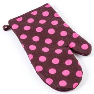 Personalizado 100% algodón multicolor liso, lunares, diseño impreso manoplas de horno proveedor en la India - Product Image 6