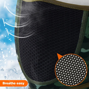 Masque cagoule en peluche avec logo personnalisé, 100% polyester, chaud, respirant, unisexe, pour les sports d'hiver, la moto, les aventures en plein air - Product Image 5
