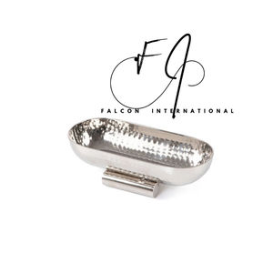 Handmade Silver-Finished <b>Metal</b> Chocolate <b>Bowl</b> Eco-Friendly Hammered Designer Platter safe Top Selling Hammered Chocolate <b>Bowl</b> - Product Image 1