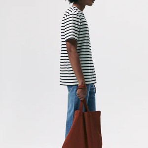 Conception de logo personnalisé 100% coton de luxe de haute qualité côtelé col rond à manches courtes poids lourd luxe t-shirt pour hommes vêtements - Product Image 4