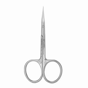 Ciseaux à cuticules à lame incurvée ultra fine pour la manucure Ciseaux à cuticules en acier inoxydable de 3.5 pouces avec outil de soins de beauté - Product Image 1